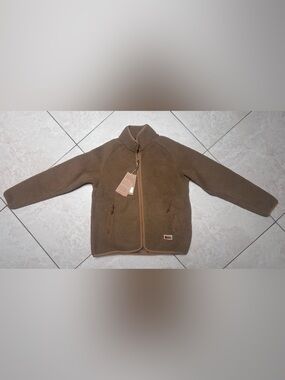Fjallraven Vardag Pile Fleece Jacket in Buckwheat Brown